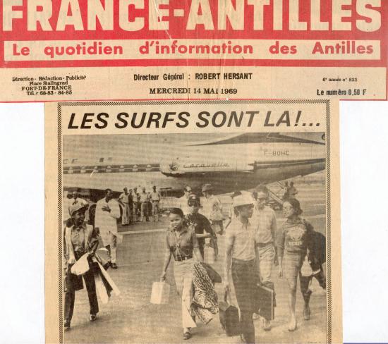 14 mai 1969 Journal "France-Antilles" en Guadeloupe