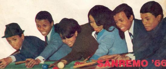 Février 1966 au Festival de San Rémo Italie